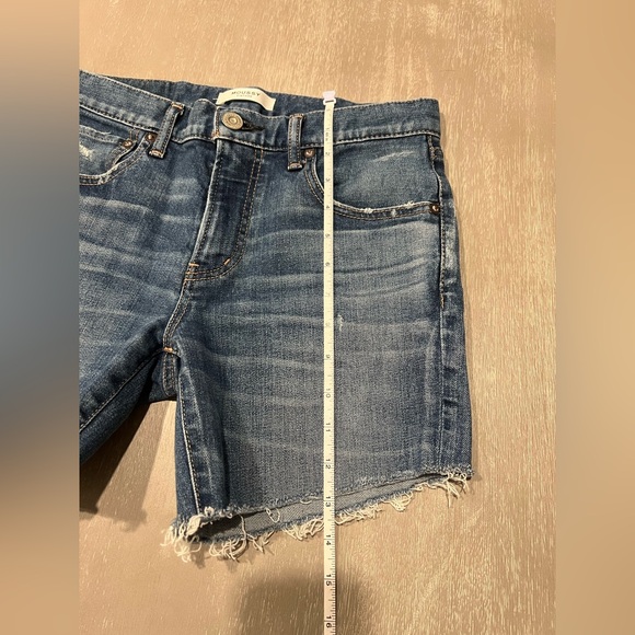 Moussy vintage Denim jean Frayed Hem Shorts size 27 - Picture 8 of 11